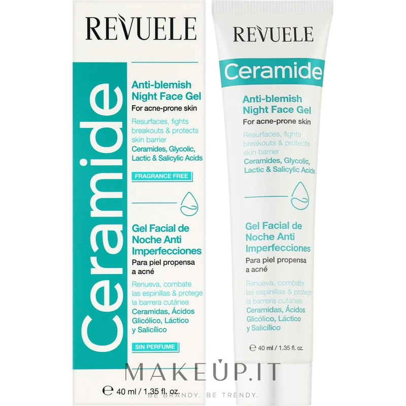 Revuele Ceramide gel anti-imperfezioni 40 ml — Gel viso notturno