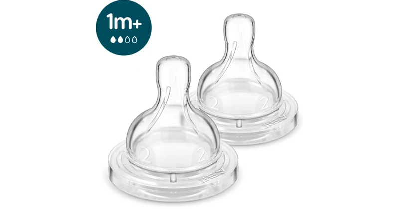 Philips Avent Anti-colic SCY762/02 tettarella Slow Flow 1m+ 2 pezzi — Tettarella biberon