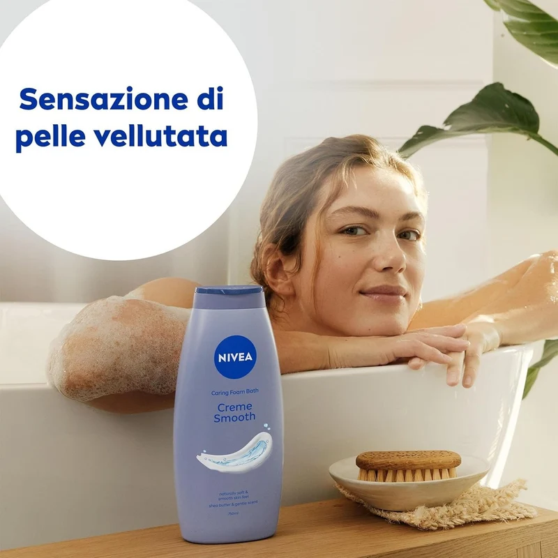 Nivea Creme Smooth docciaschiuma in crema 750 ml — Bagnoschiuma