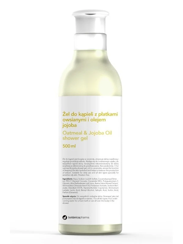 Botánicapharma Gel bagno Avena e Jojoba 500 ml — Gel doccia