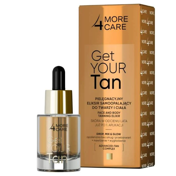 More4Care Get Your Tan siero autoabbronzante viso 15 ml — Siero viso