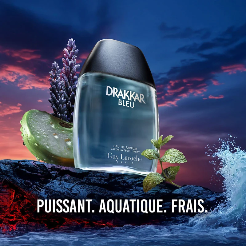 Guy laroche Drakkar Bleu Eau de Parfum Uomo 100 ml — Eau de Parfum