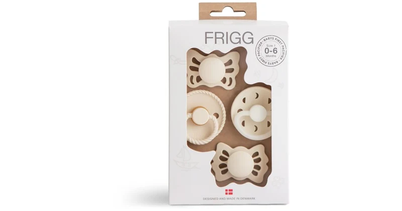 Frigg Baby's First Pacifier Moonlight Sailing Ciuccio Cream — Ciuccio
