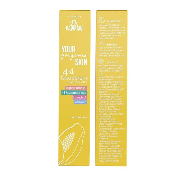 Dr. Pawpaw YOUR Gorgeous SKIN Siero attivo 4 in 1 30 ml — Siero multi-funzione