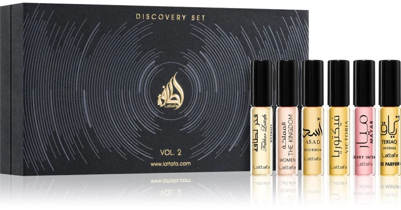 Lattafa Discovery Set Vol. 2 Unisex 6× 4 ml — Eau de Parfum