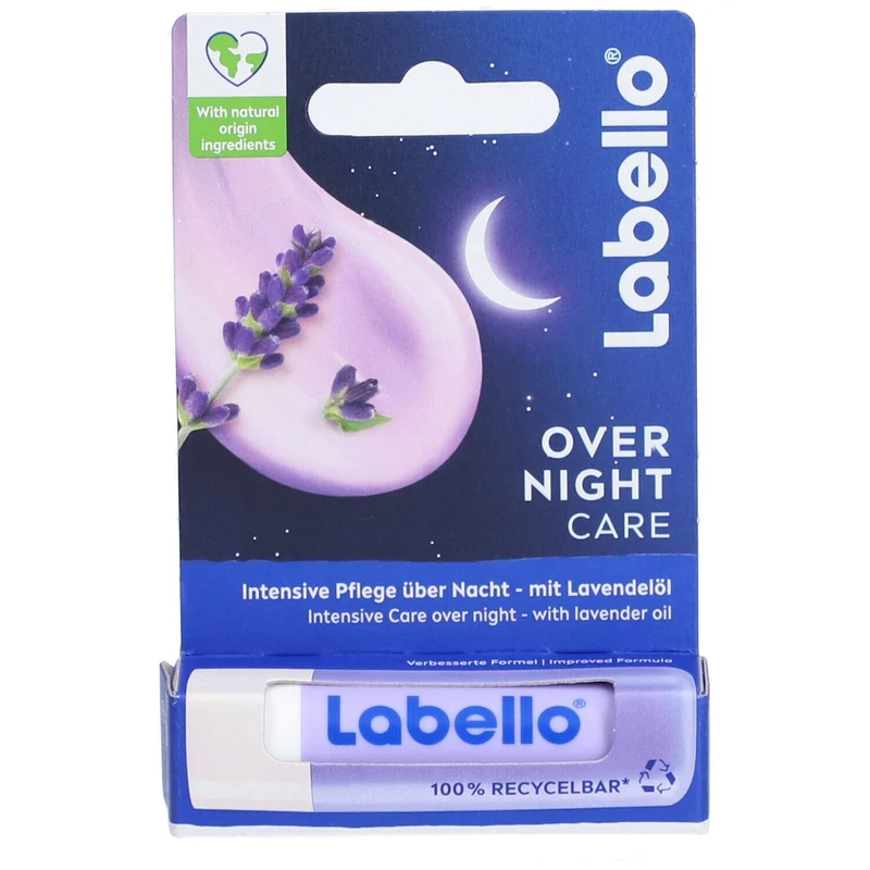 Labello Over Night Care Lavanda 4,8 g — Balsamo Labbra