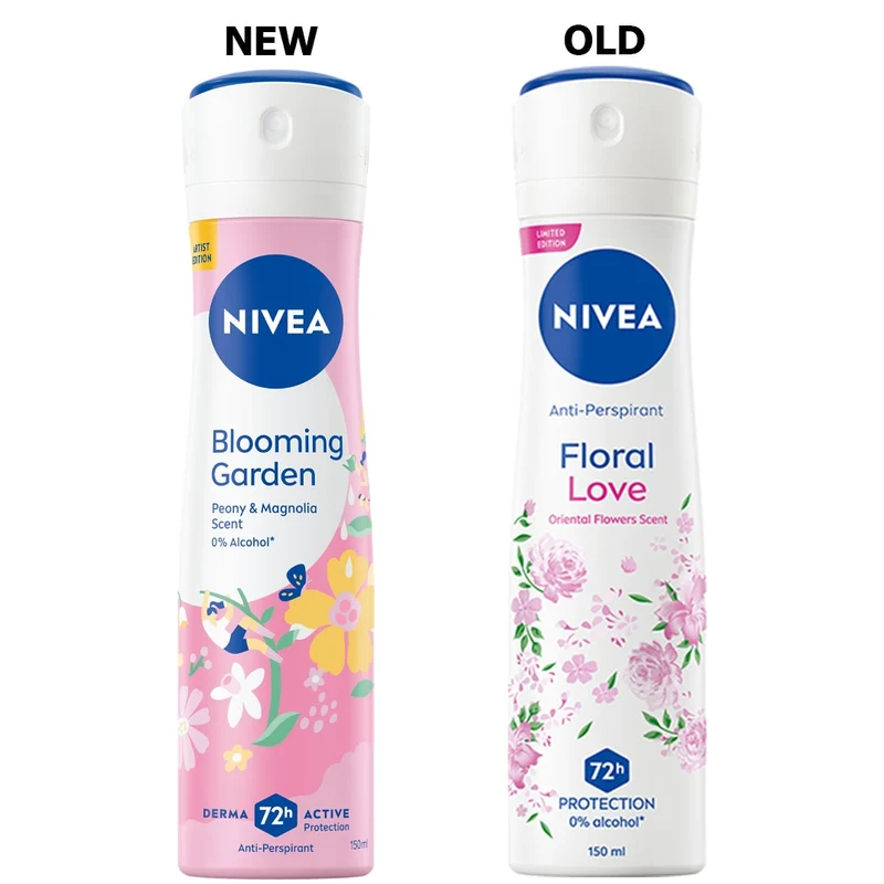 Nivea Spray antitraspirante Blooming Garden 150 ml — Deodorante antitraspirante