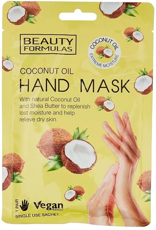 Beauty Formulas Coconut Oil Maschera idratazione mani — Maschera mani