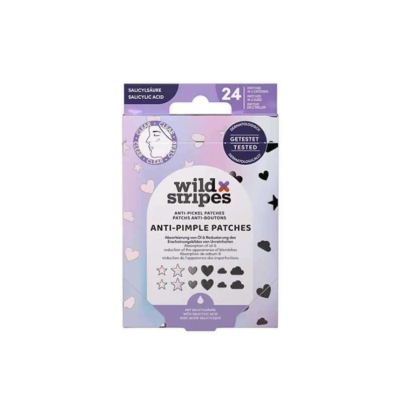 Wild stripes Patch Acne Holo Clear 24 pezzi — Cerotto anti-acne