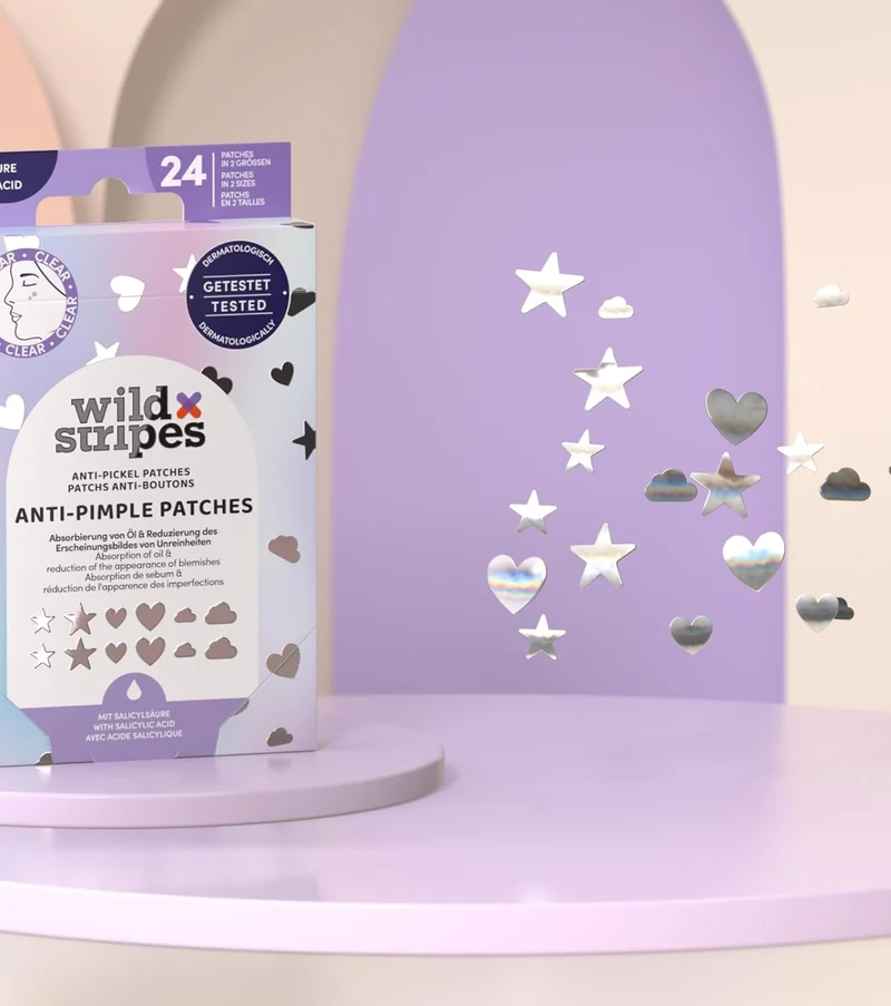 Wild stripes Patch Acne Holo Clear 24 pezzi — Cerotto anti-acne