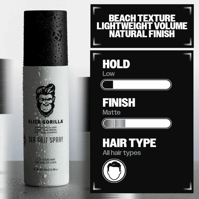Slick gorilla Spray Sale Marino 200 ml — Spray per capelli