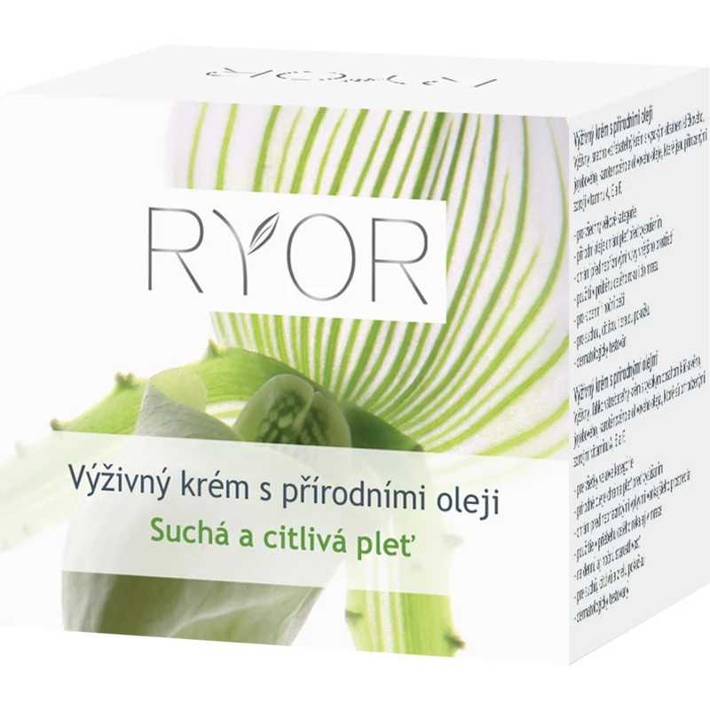Ryor Crema nutriente oli naturali pelli secche sensibili 50 ml — Crema viso