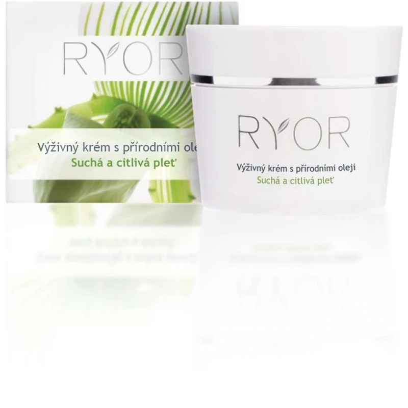 Ryor Crema nutriente oli naturali pelli secche sensibili 50 ml — Crema viso
