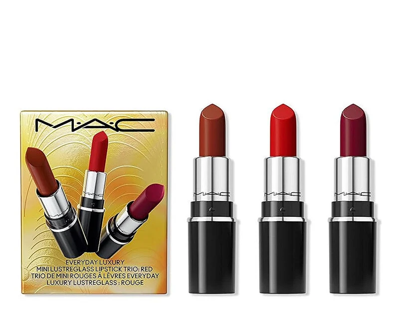 Mac cosmetics Everyday Luxury Mini Lustreglass Red Set — Rossetto