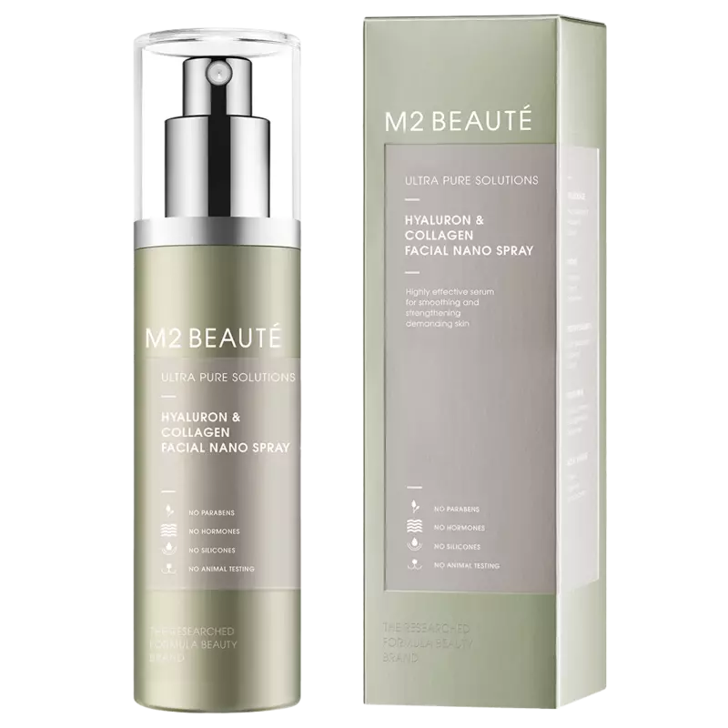 M2 Beauté Soluzione ultra pura Acido ialuronico antietà 75 ml — Spray viso