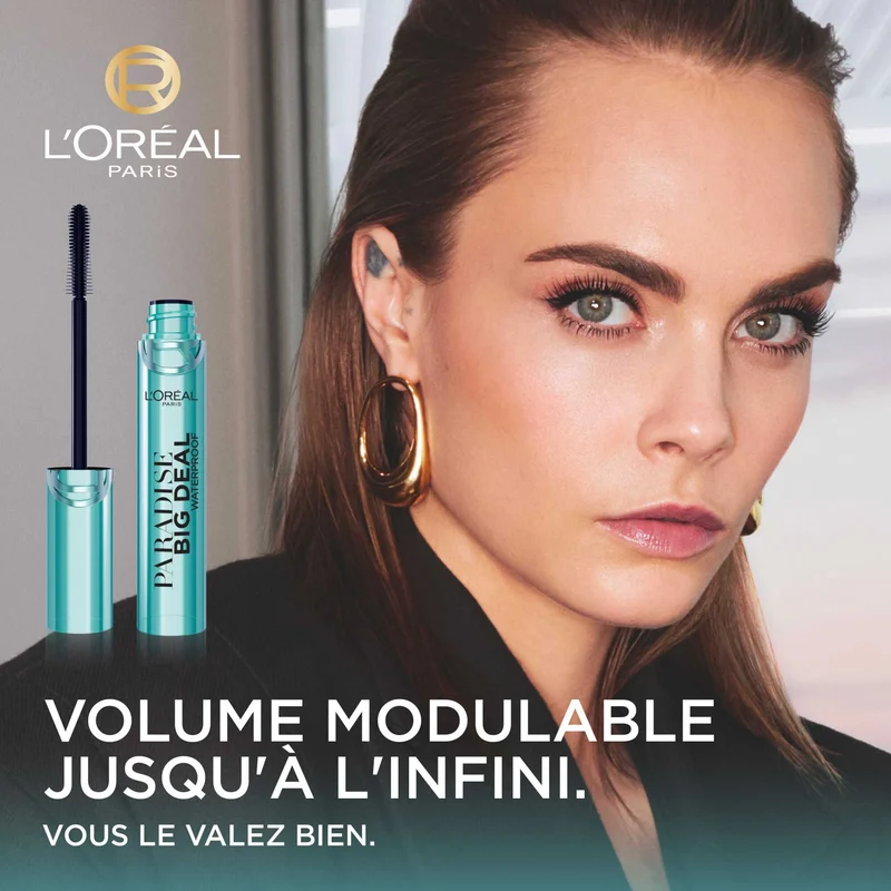L'oréal paris Paradise Big Deal Waterproof Mascara Nero 9,9 ml — Mascara