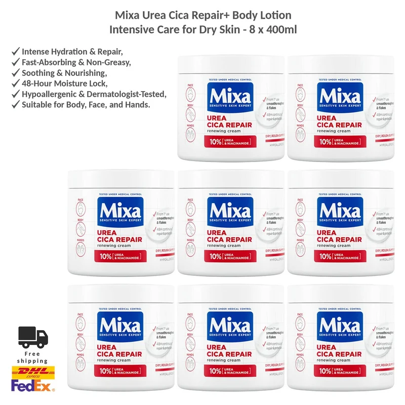 Mixa Urea Cica Repair+ — Crema corpo 400 ml