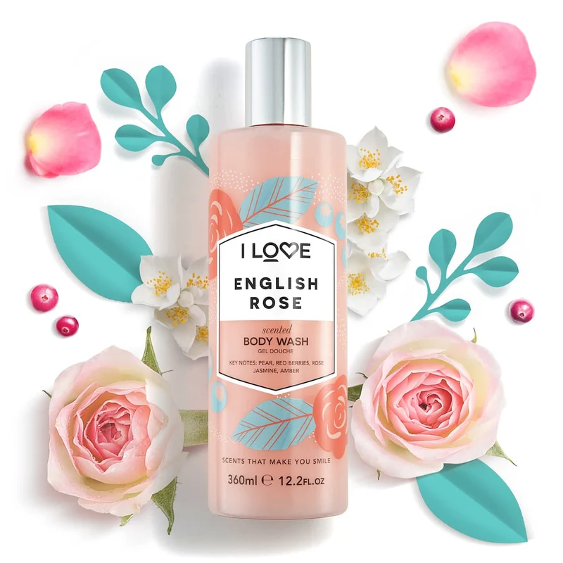 I love English Rose 360 ml — Gel doccia