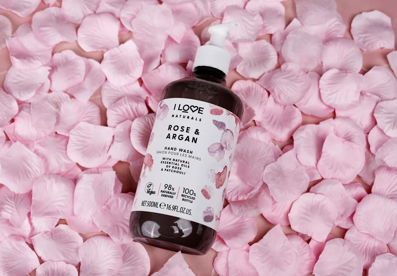I love Collezione Naturals Rosa & Argan 500 ml — Sapone liquido