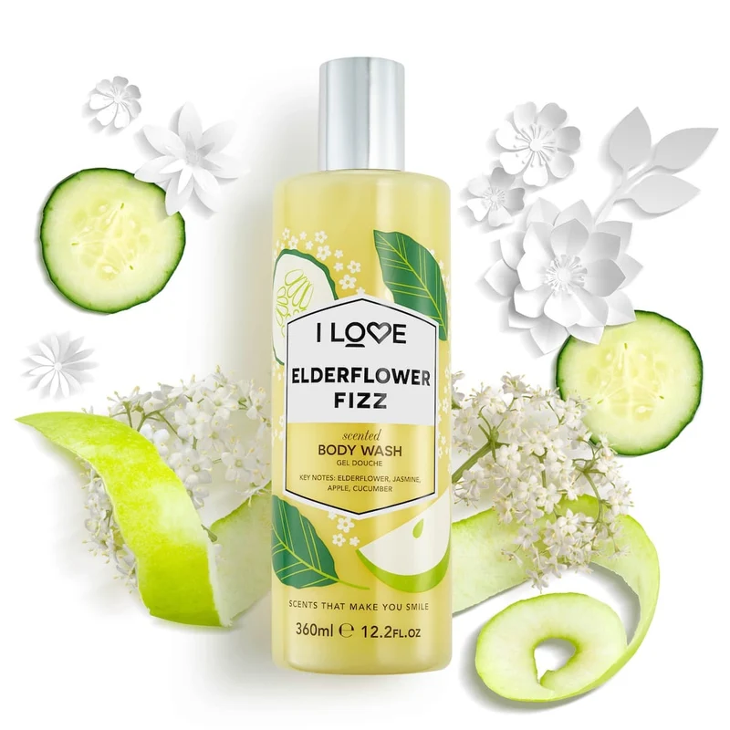 I love Signature Collection Fizz ai fiori di sambuco 360 ml — Detergente corpo