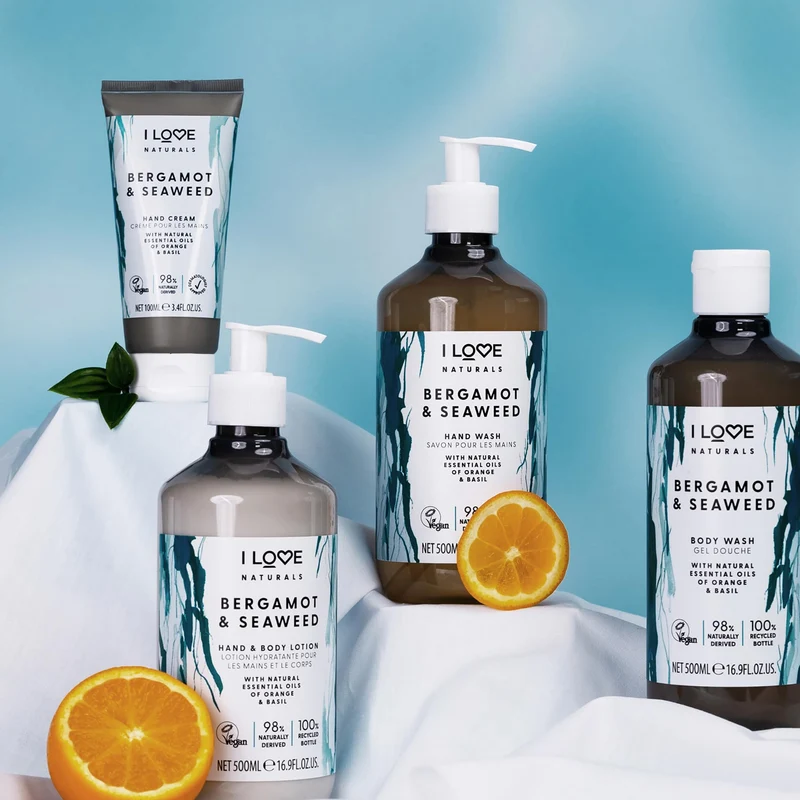 I love Collezione Naturals Bergamotto & Alghe 500 ml — Sapone liquido