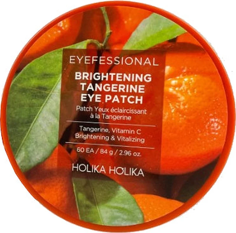 Holika Holika Cuscinetti Occhi in Idrogel Illuminanti Mandarino 60 pezzi — Patch Contorno Occhi