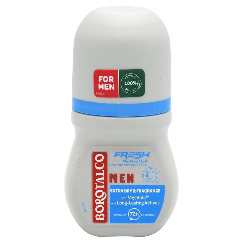 Borotalco Deodorante Roll-On Uomo Fresh Oceanic Woods 50ml — Deodorante roll-on