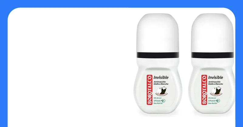 Borotalco Deodorante Roll-On Invisibile Uomo 50ml — Deodorante roll-on