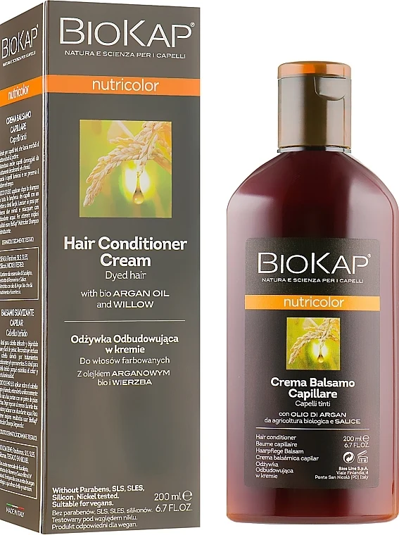 Biokap Nutricolor Balsamo Capelli Colorati 200 ml — Balsamo capelli