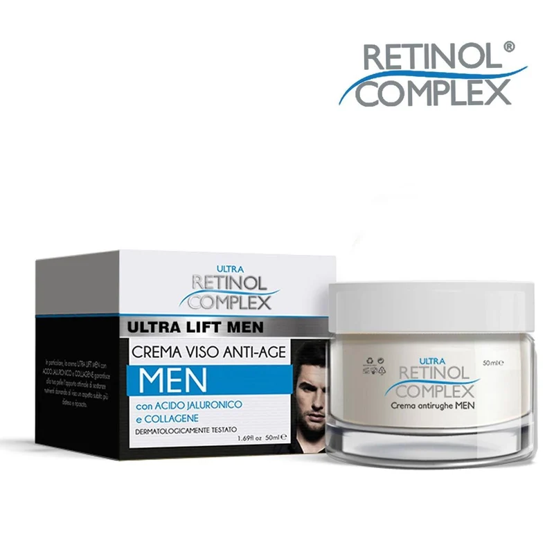 Retinol Complex Crema viso anti-age uomo 50 ml — Crema viso