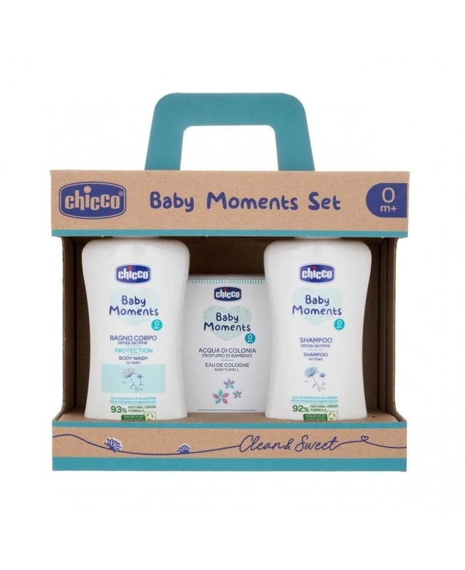 Chicco Baby Moments for Everyday Cuddles Azzurro — Set igiene bambino