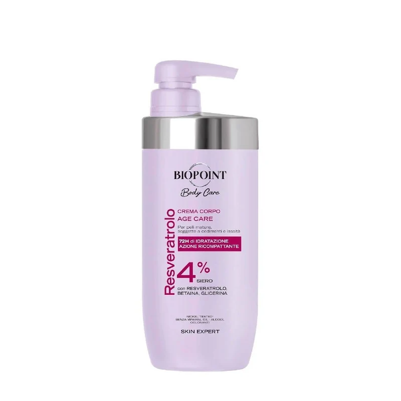 Biopoint Crema corpo Age Care resveratrolo 500 ml — Crema corpo