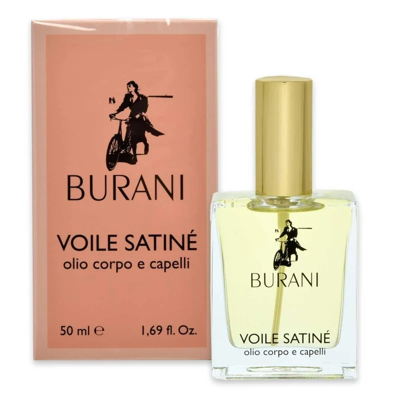 Burani voile satine olio corpo e capelli 50 ml — Olio multifunzione