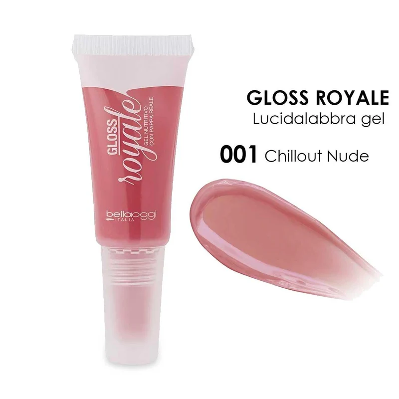 Bella Oggi gloss royale lucidalabbra gel pappa reale Chillout Nude 001 — Gloss labbra