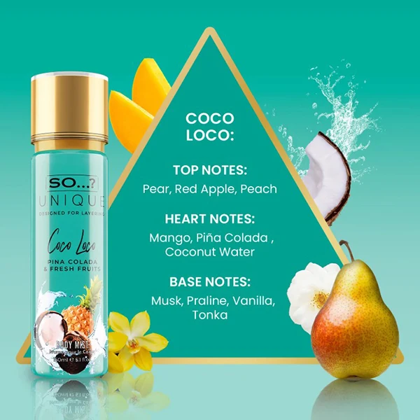 So...? Unique Spray corpo Coco Loco 150 ml — Eau de Parfum