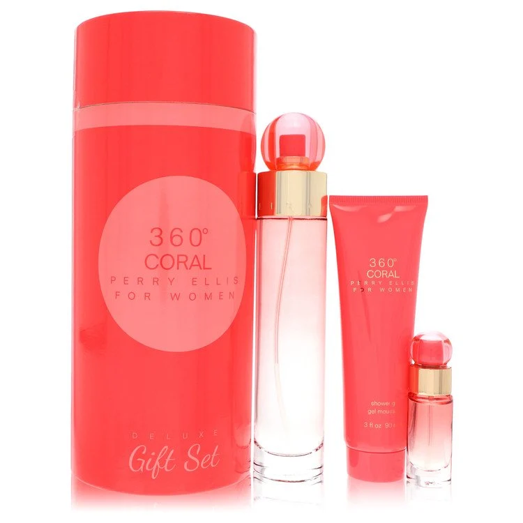 360 Coral, Gift Set by Perry Ellis