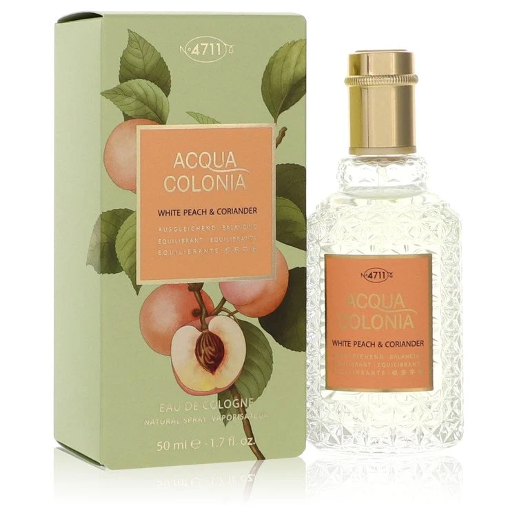 4711 Acqua Colonia White Peach & Coriander Eau de Cologne Spray (Unisex) by 4711