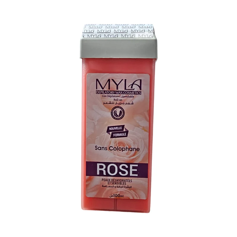 Myla Depilatory Cartouche De Cire Dépilatoire Sans Colophane Rose Peaux Déshydratées Et Sensibles