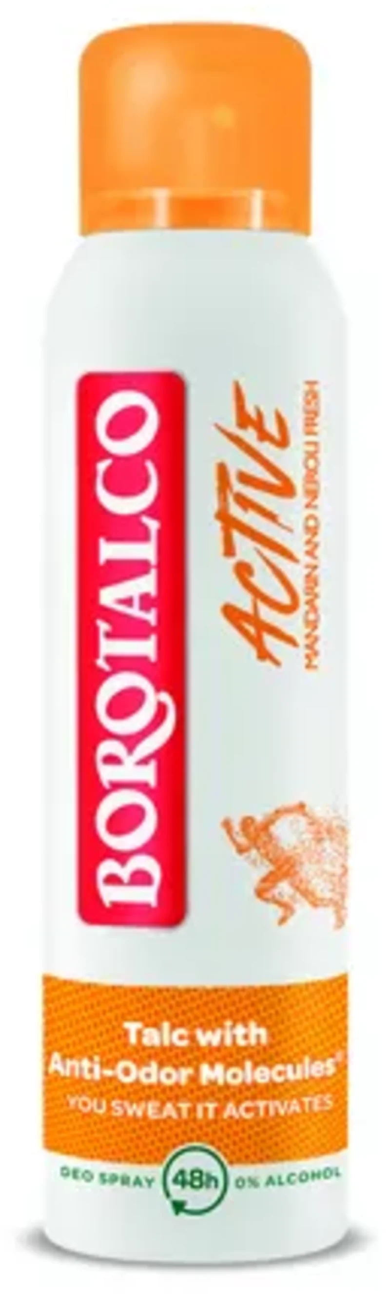 Borotalco Active Mandarino Neroli Deodorante Rinfrescante 48 Ore 150 ml — Deodorante spray