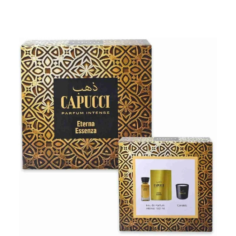 Navigare Capucci Eterna Essenza EDP 100 ml Cofanetto — Cofanetto profumo e candela