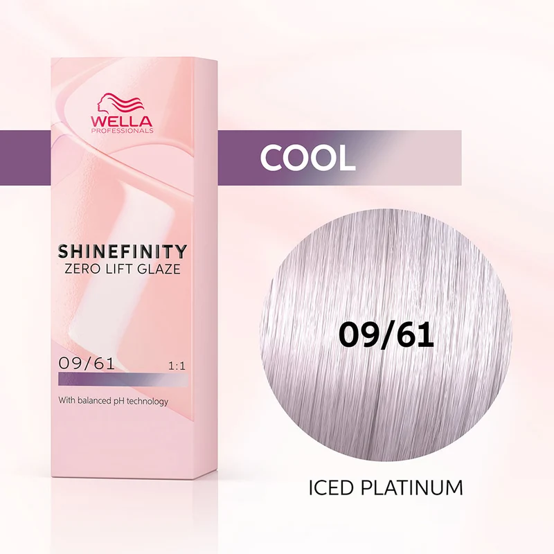 Wella Professionals Glassa Zero Lift 09/61 Iced Platinum 60 ml — Tinta per capelli