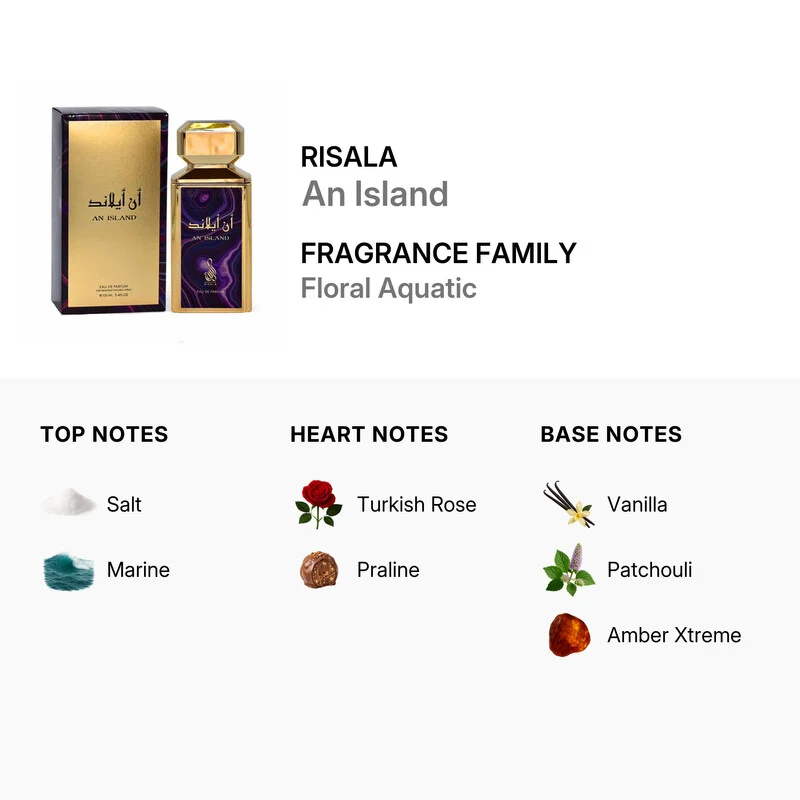 Risala An Island EDP Uomo 100 ml — Eau de Parfum