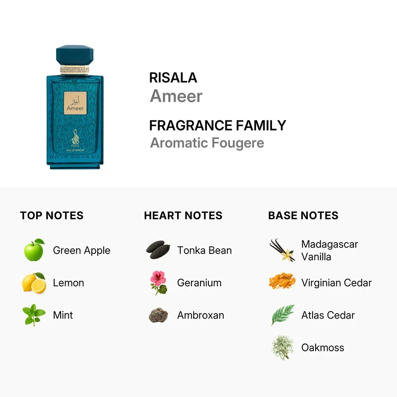 Risala Ameer Uomo 100 ml — Eau de Parfum