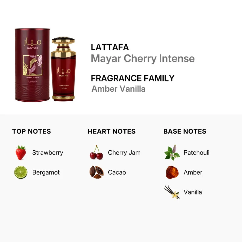 Lattafa Mayar Cherry Intense EDP Unisex 100 ml — Eau de Parfum