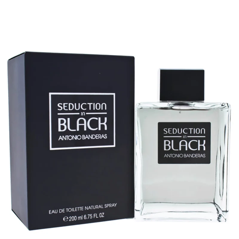 Antonio Banderas Seduction in Black Uomo 200 ml — Eau de Toilette