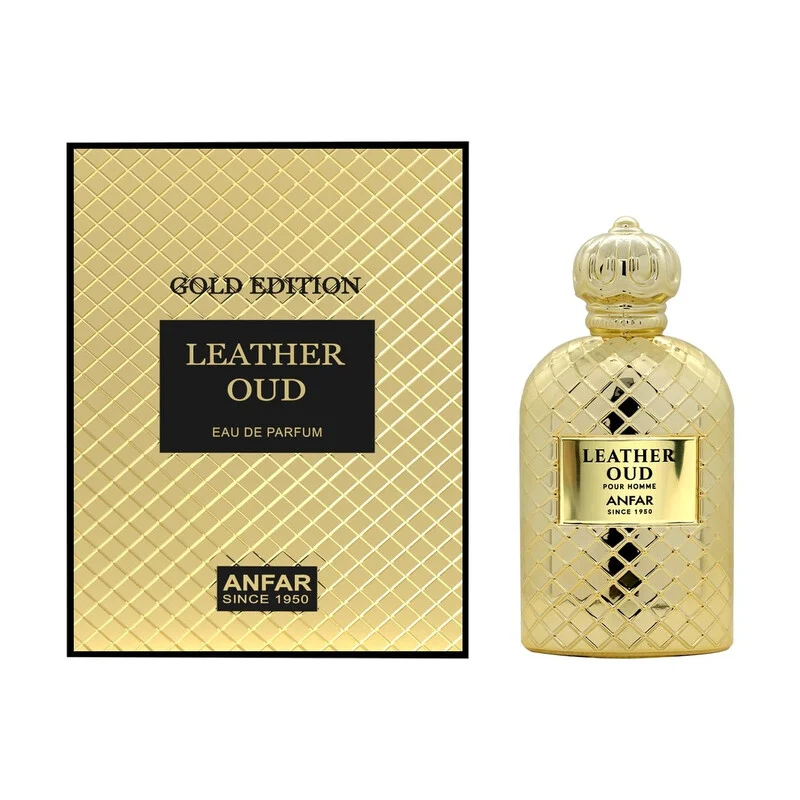 Anfar Leather Oud Gold Edition 100 ml — Eau de Parfum Uomo