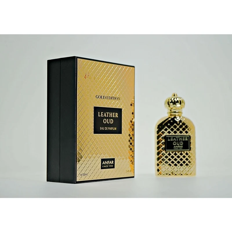 Anfar Leather Oud Gold Edition 100 ml — Eau de Parfum Uomo