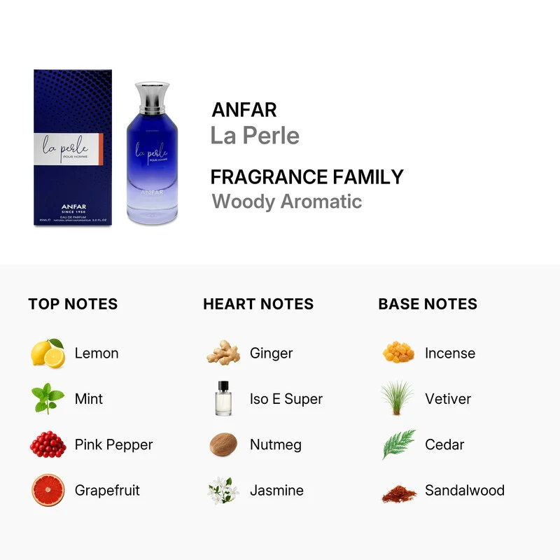 Anfar La Perle Uomo 85 ml — Eau de Parfum