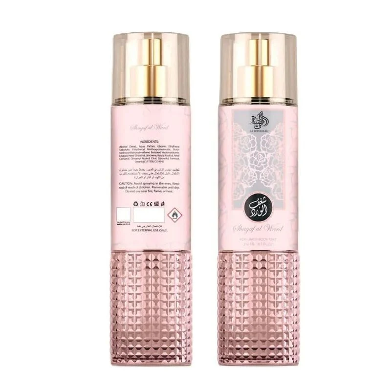 Al Wataniah Shagaf Al Ward Unisex 250 ml — Bakhoor
