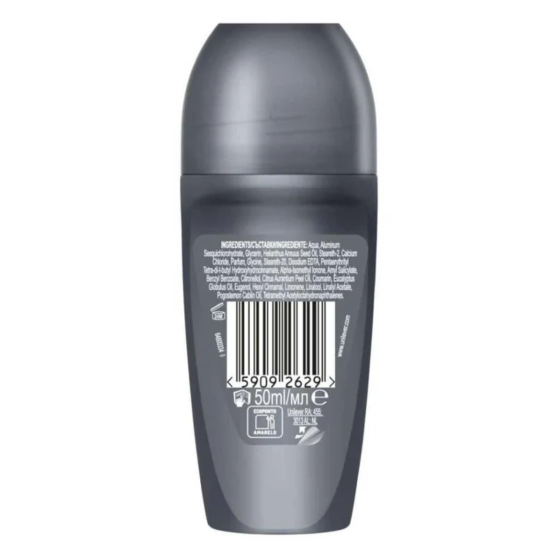 Dove Men Deodorante Roll On 72H Invisble Dry 50 ml — Deodorante